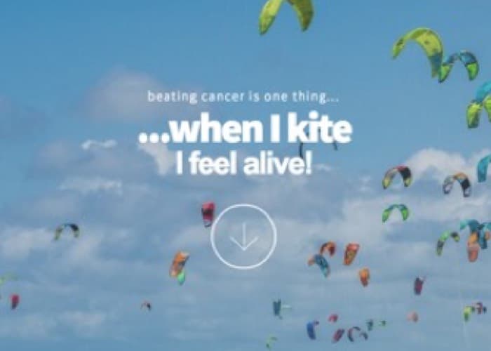 Dushi blue supports the kite4life foundation