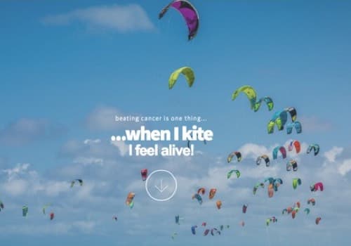 Dushi Blue Bonaire supports the Kite4life foundation.